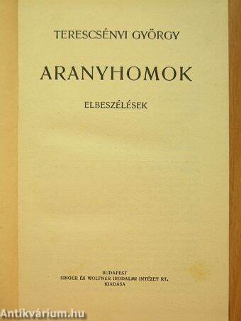 Aranyhomok