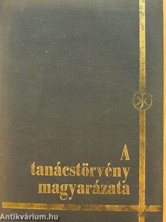 A tanácstörvény magyarázata