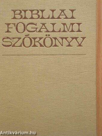 Bibliai fogalmi szókönyv