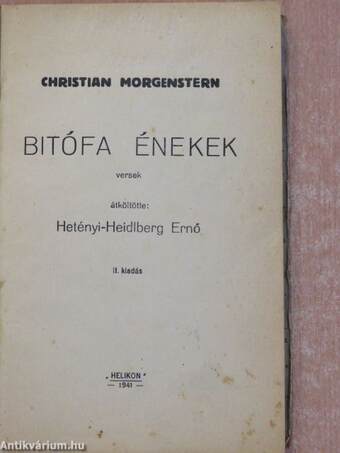 Bitófa Énekek (aláírt példány)