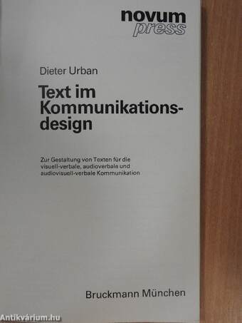 Text im Kommunikationsdesign