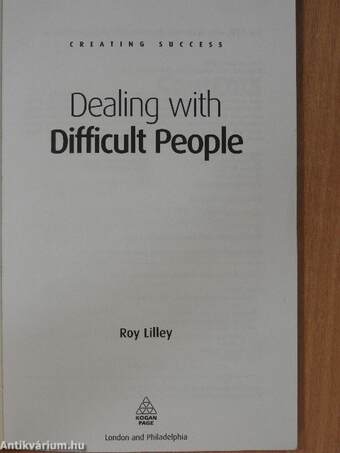 Dealing with Difficult People