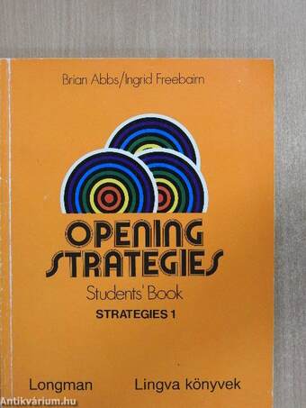 Opening Strategies 1. - Students' Book/Workbook