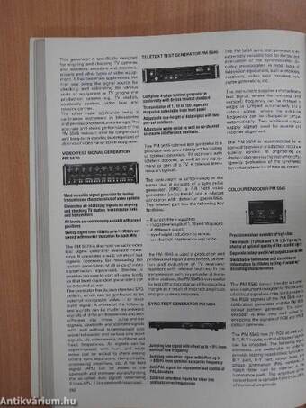 Test and measuring instruments catalog 1984/85