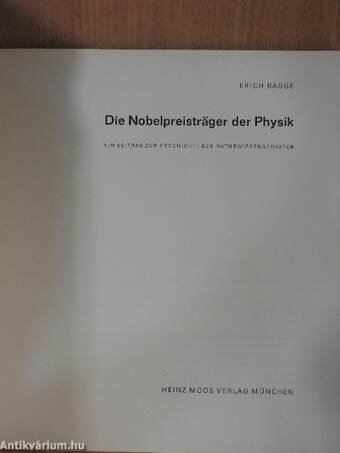 Die Nobelpreisträger der Physik