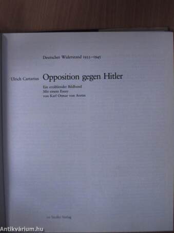 Opposition gegen Hitler