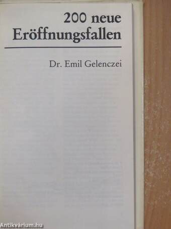 200 neue Eröffnungsfallen