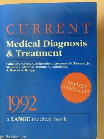 Current Medical Diagnosis & Treatment 1992