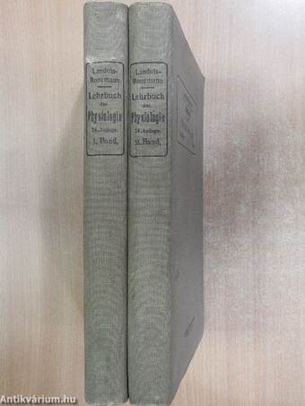 L. Landois' Lehrbuch der Physiologie des Menschen mit besonderer Berücksichtigung der praktischen Medizin I-II.