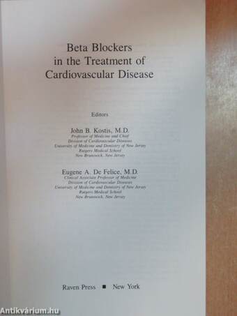 Beta Blockers in the Treatment of Cardiovascular Disease