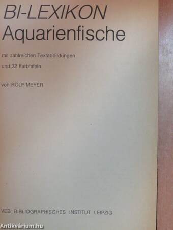 BI-Lexikon: Aquarienfische