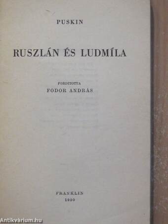 Ruszlán és Ludmíla