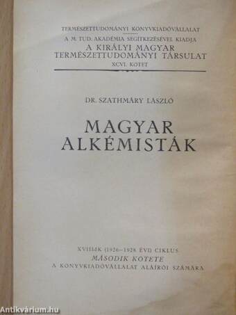 Magyar alkémisták