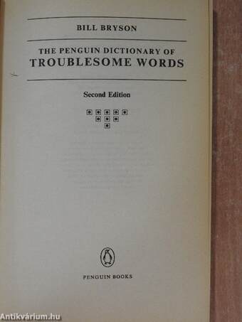 The Penguin Dictionary of Troublesome Words