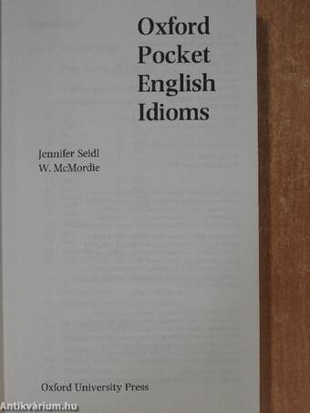 Oxford Pocket English Idioms