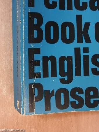 The Pelican Book of English Prose I.