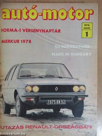 Autó-Motor 1978. január-december I-II.