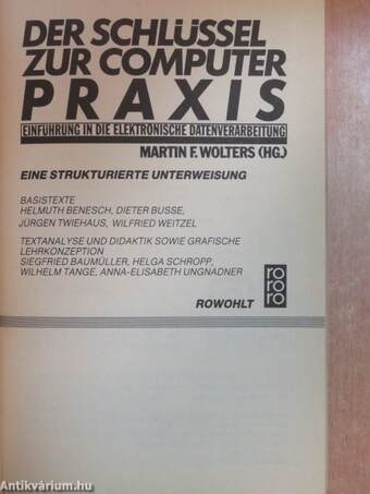 Der Schlüssel zur Computer Praxis