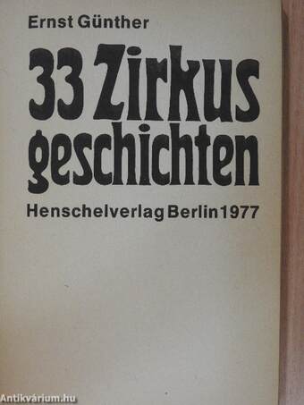 33 Zirkusgeschichten