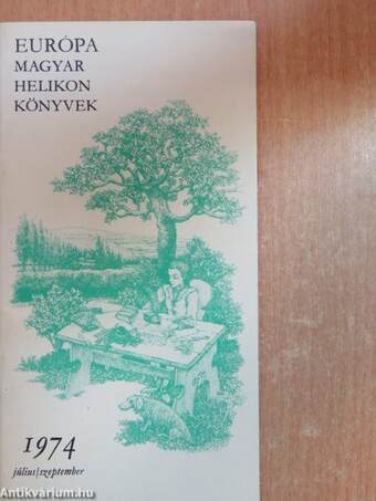 Európa/Magyar Helikon könyvek 1974. július-szeptember