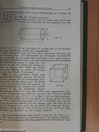 Aufgabensammlung zur Analysis