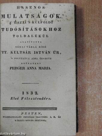 Hasznos Mulatságok 1832/I.