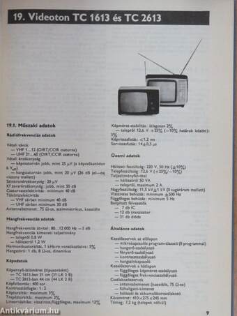 Modul tv-készülékek szervizkönyve III.