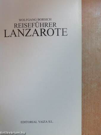 Reiseführer Lanzarote