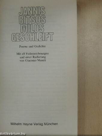 Milos Geschleift