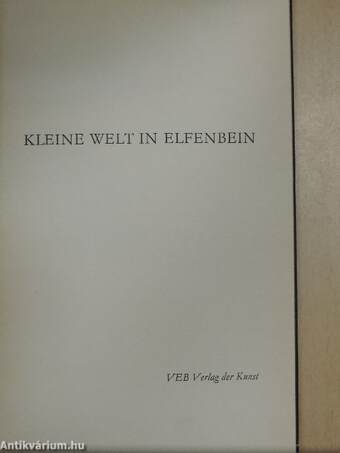 Kleine Welt in Elfenbein