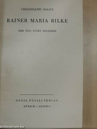 Rainer Maria Rilke