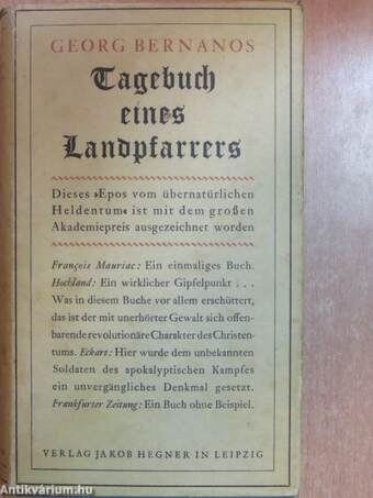 Tagebuch eines Landpfarrers