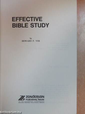 Effective Bible Study