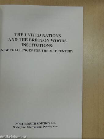 The United Nations and the bretton woods institutions