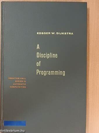 A Discipline of Programming