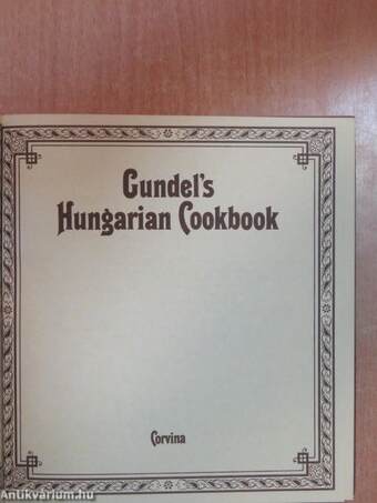 Gundel's Hungarian Cookbook