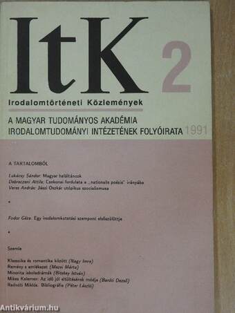Irodalomtörténeti Közlemények 1991/2.