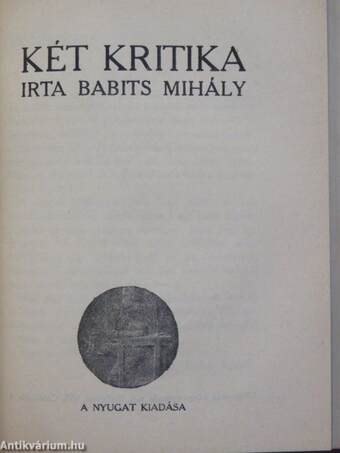 Szinházi dolgok/Két kritika/Lárvák/Vallomások és tanulmányok