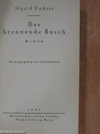 Der brennende Busch