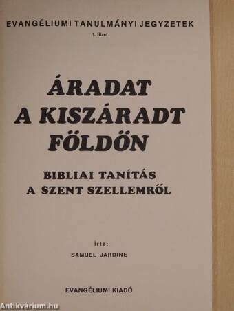 Áradat a kiszáradt földön