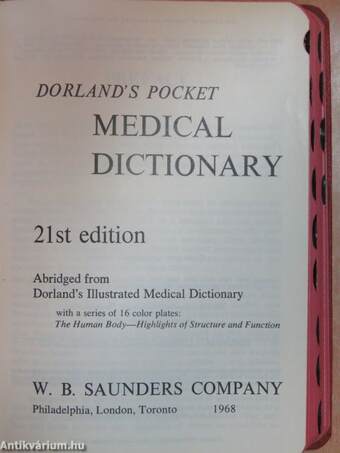 Dorland's Pocket Medical Dictionary