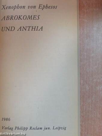 Abrokomes und Anthia