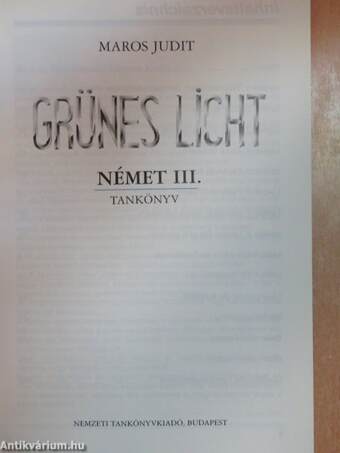 Grünes Licht - Tankönyv