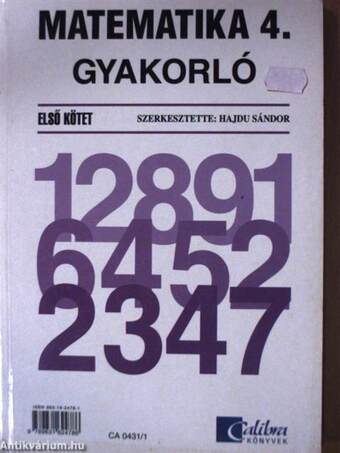 Matematika 4. - Gyakorló I.