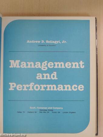 Management and Performance