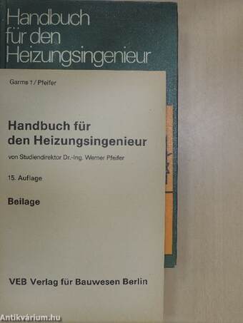 Handbuch für den Heizungsingenieur