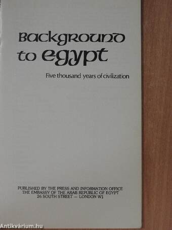 Background to Egypt