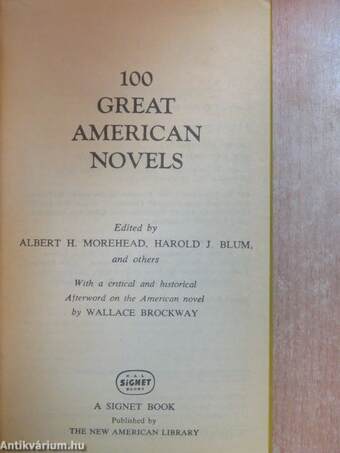 100 Great American Novels