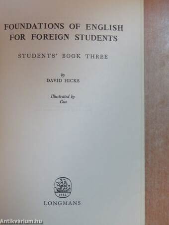 Foundations of English for foreign students - Students' Book 3.