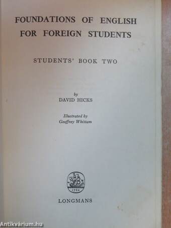 Foundations of English for foreign students - Students' Book 2.